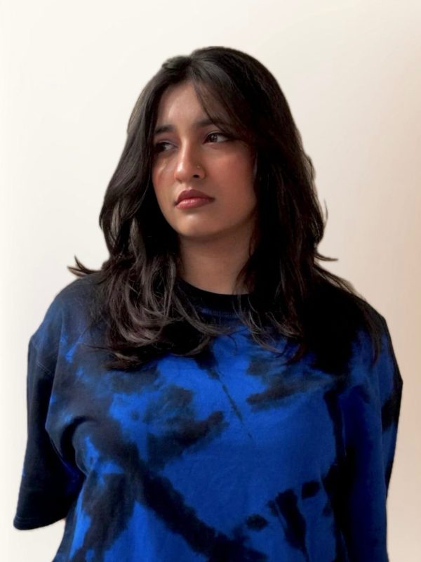 tye dye dark oversized tshirt