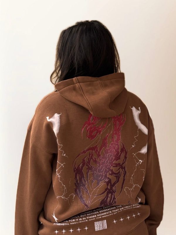 vintage green body fit hoodie ( unisex )